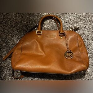 Michael Kors Tan Leather Satchel